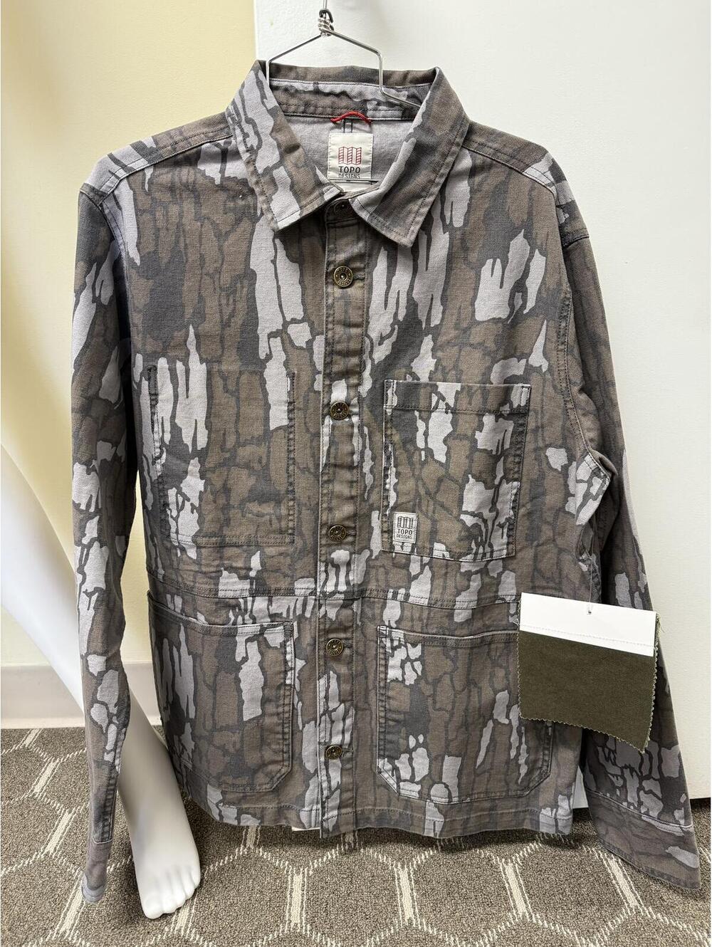 Topo Designs Utility Jacket Men's Camo "Dirt Collection"
